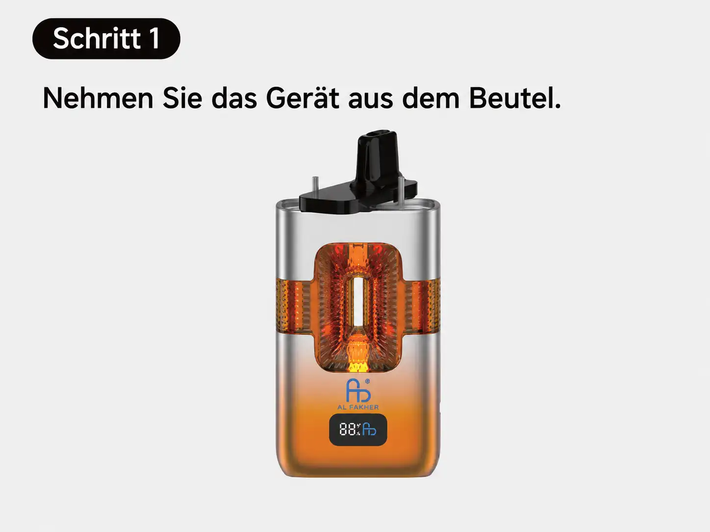 Fumot ECO 2in1 50K Anleitung Schritt 1